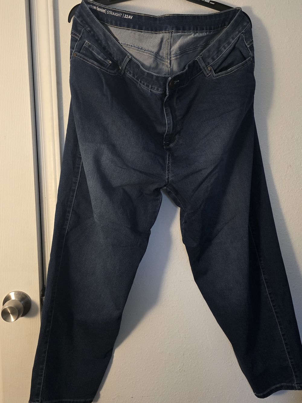 Slim Straight Jeans - Dark Blue .22 Av